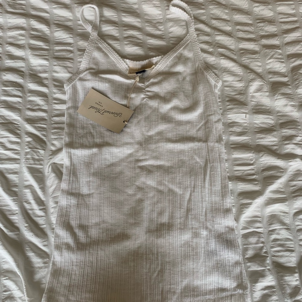 NWT white rib tank